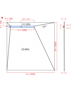 Showerlay Wiper 4 way 2000...
