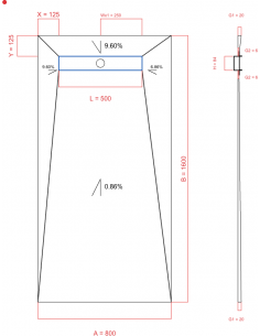 Showerlay Wiper 4 way 800 x...