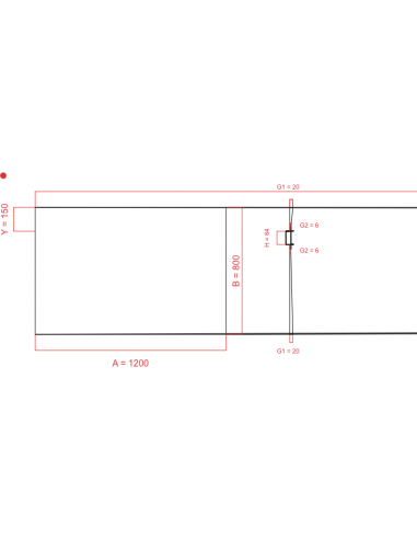 Showerlay Wiper 4 way 1200 x 800 mm...