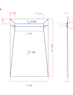 Showerlay Wiper 4 way 800 x...