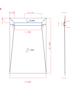 Showerlay Wiper 4 way 800 x...