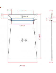 Showerlay Wiper 4 way 800 x...