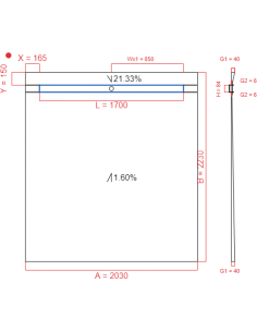 Showerlay Wiper 2 way 2030...