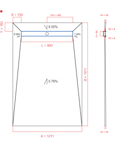 Showerlay Wiper 4 way 1211...