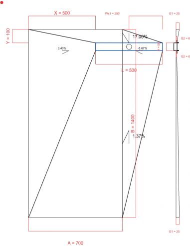Resinbase Wiper 4 way 700 x 1400 mm...