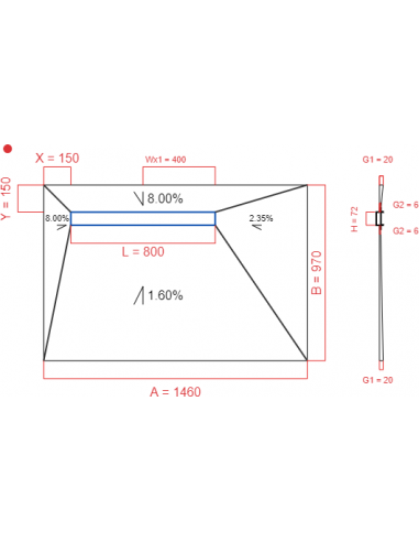 Resinbase Wiper 4 way 1460 x 970 mm...