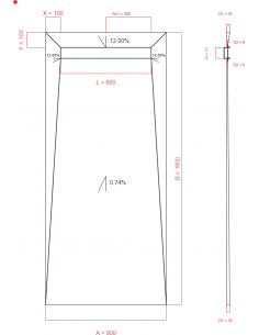 Showerlay Wiper 4 way 800 x...