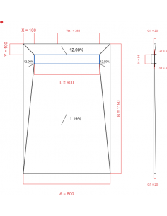 Showerlay Wiper 4 way 800 x...