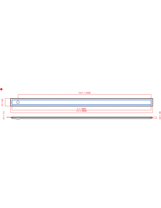 Linear drain Wiper 2600 mm...