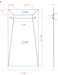 Showerlay Wiper 4 way 800 x...