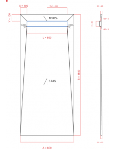 Showerlay Wiper 4 way 800 x...