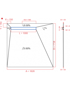 Showerlay Wiper 4 way 1828...