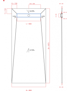 Showerlay Wiper 4 way 860 x...