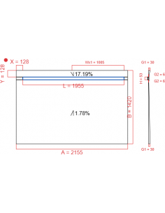 Showerlay Wiper 2 way 2155...