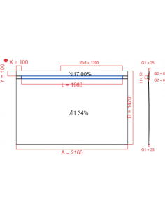 Showerlay Wiper 2 way 2160...