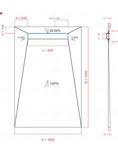 Showerlay Wiper 4 way 1000...