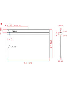 Showerlay Wiper 2 way 1500...