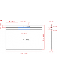 Showerlay Wiper 2 way 1500...