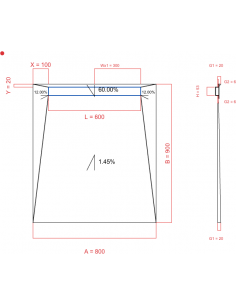 Showerlay Wiper 4 way 800 x...