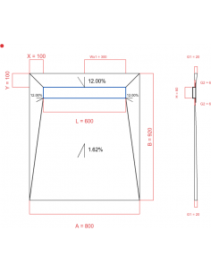 Showerlay Wiper 4 way 800 x...