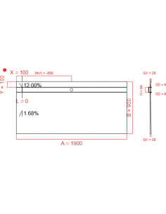 Showerlay Wiper 2 way 1900...