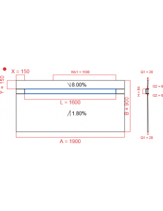 Showerlay Wiper 2 way 1900...