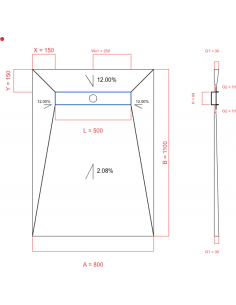 Showerlay Wiper 4 way 800 x...