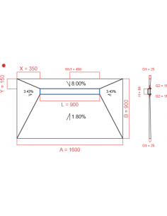 Showerlay Wiper 4 way 1600...