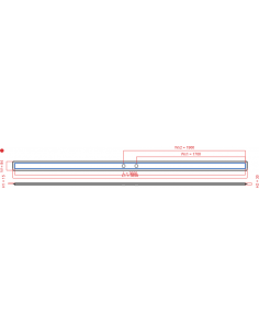 Linear drain Wiper 3600 mm...