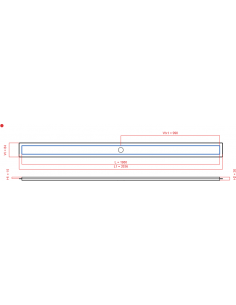 Linear drain Wiper 1980 mm...