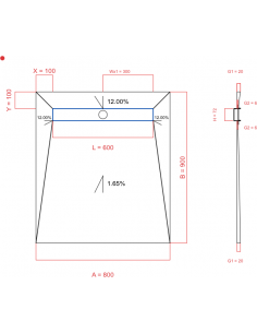 Showerlay Wiper 4 way 800 x...