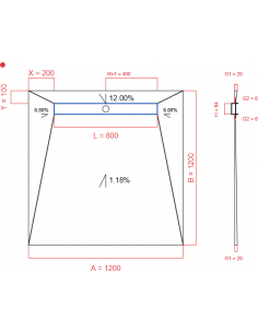 Showerlay Wiper 4 way 1200...