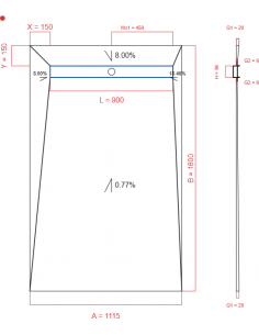 Showerlay Wiper 4 way 1115...
