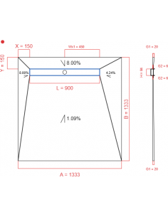 Showerlay Wiper 4 way 1333...