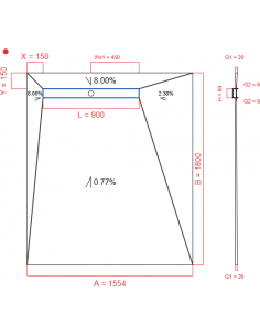 Showerlay Wiper 4 way 1554...