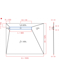 Showerlay Wiper 4 way 1555...