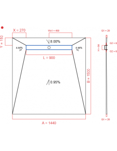 Showerlay Wiper 4 way 1440...