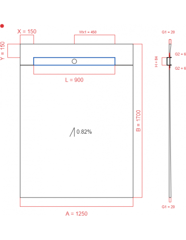 Resinbase Wiper 1 way 1250 x 1700 mm...