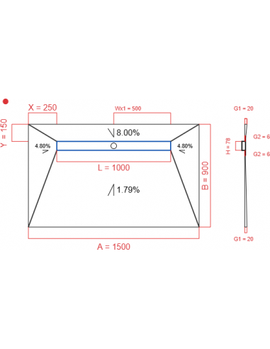 Resinbase Wiper 4 way 1500 x 900 mm...