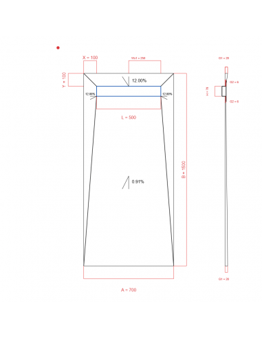 Resinbase Wiper 4 way 700 x 1500 mm...