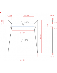 Showerlay Wiper 4 way 800 x...