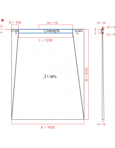 Showerlay Wiper 4 way 1600...