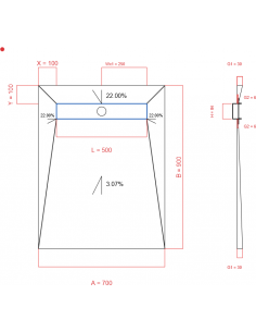 Showerlay Wiper 4 way 700 x...