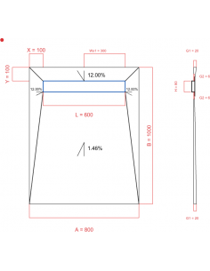 Showerlay Wiper 4 way 800 x...