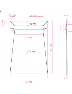 Showerlay Wiper 4 way 800 x...