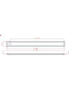 Linear drain Wiper 1600 mm...