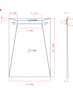 Showerlay Wiper 4 way 1000...
