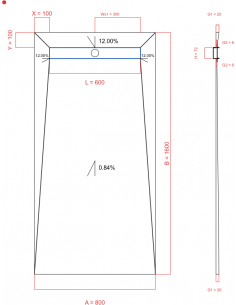 Showerlay Wiper 4 way 800 x...