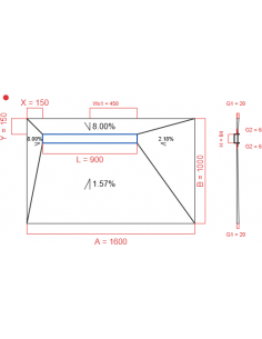 Showerlay Wiper 4 way 1600...