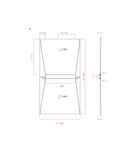 Showerlay Wiper 4 way 800 x...